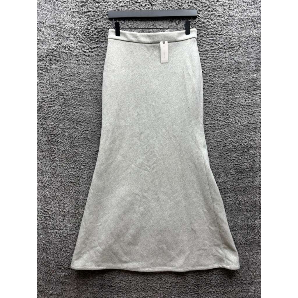 Nwt Anthropologie Mare Mare Cozy Slim Puddle Maxi Skirt Grey Womens Size S